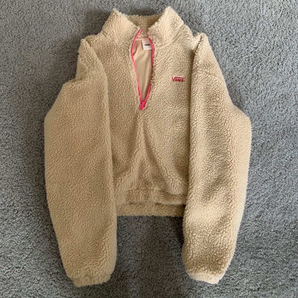 VANS Teddy Bear Cropped Sweater